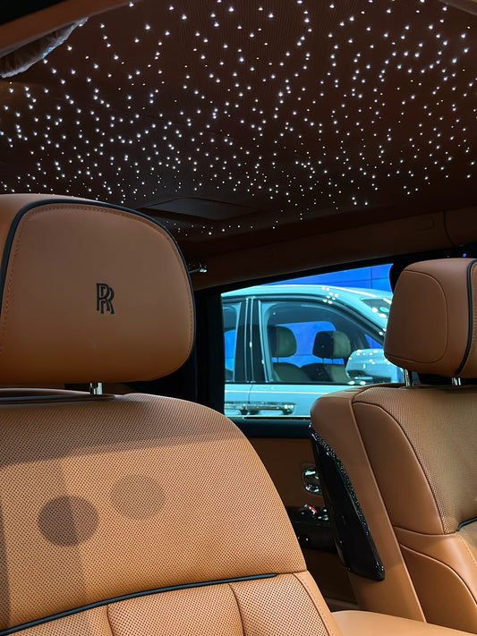 What is the Rolls-Royce Starlight Headliner made of?