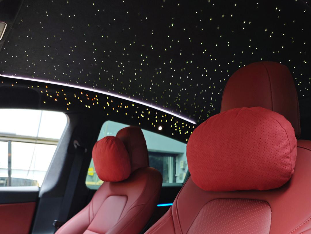 Tesla Model Y modified starlight headliner- full of romance coming to you！