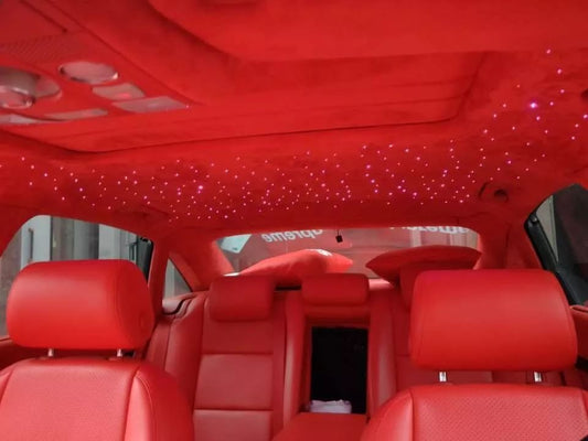 Audi A6L Interior Remodeling: The Installation of a Dazzling Starlight Headliner Witnessing Your Era