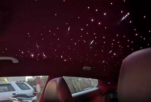 Volkswagen Scirocco interior upgrades with starry sky + shooting star kit!
