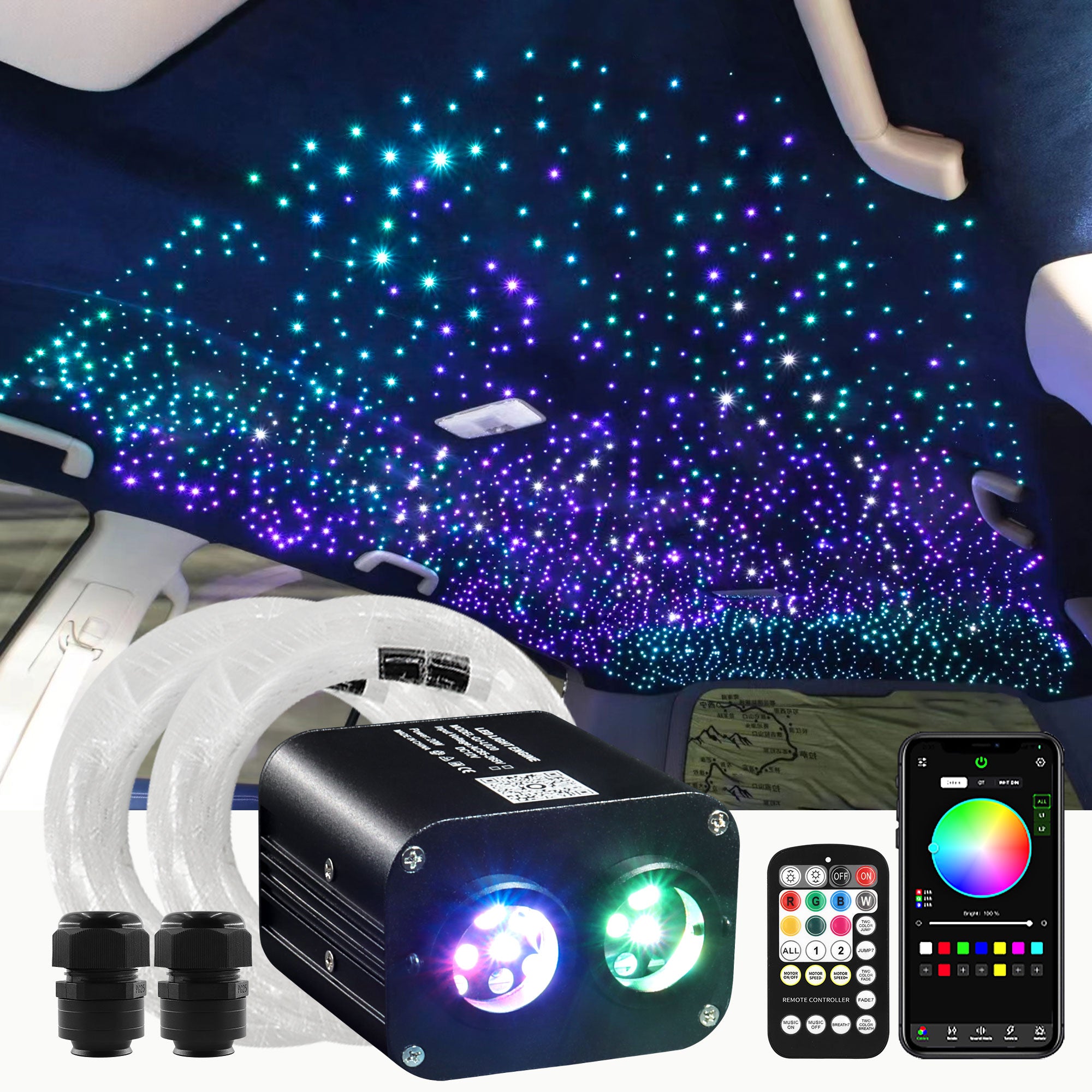 Twinkle lights store for car