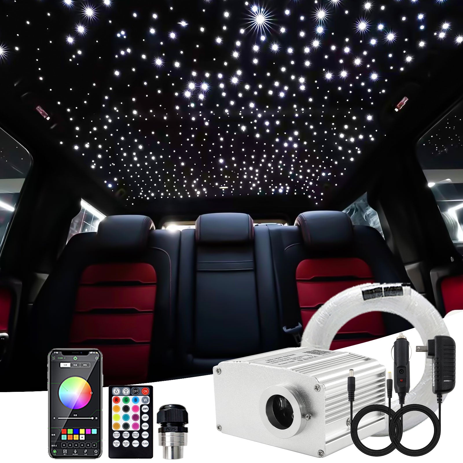 Fiber optic store headliner kit