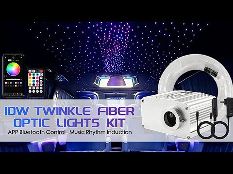  Twinkling starlight headliner kit，fiber optic celing light kit for car